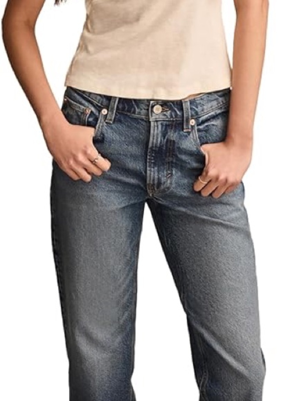 🍀Lucky Brand🍀 Women's Boyfriend Jeans in Medium Blue Wash